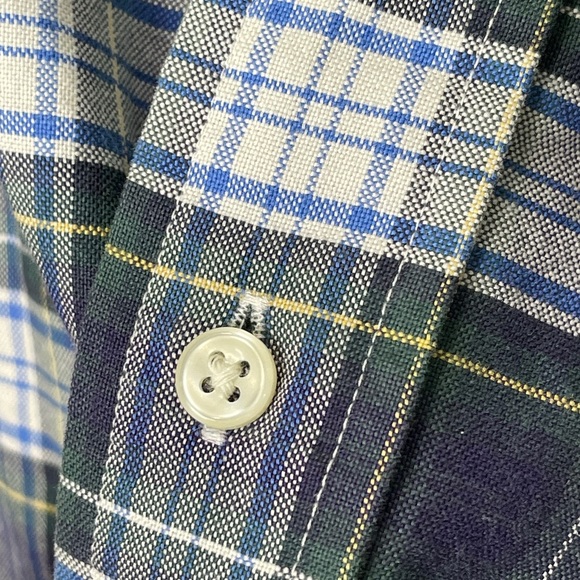 Polo Ralph Lauren Classic Fit Long Sleeve Button Front Shirt 2XB Navy Green - Picture 6 of 6